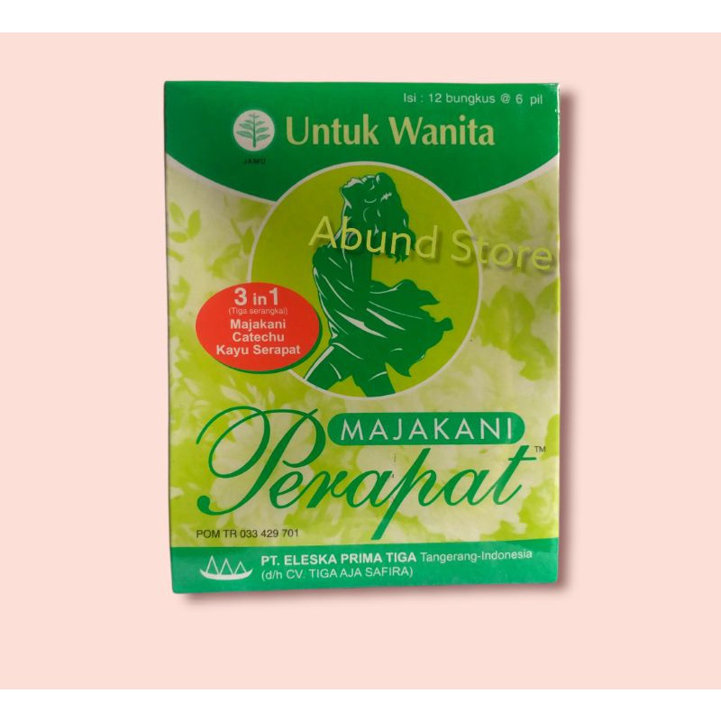 

Jamu Untuk Wanita Majakani PiL (Harga per 1 pack) Original 100%