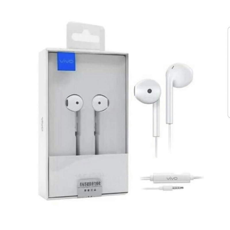 HEADSET HANDSFREE EARPHONE VIVO V5 PLUS XE680 - UA