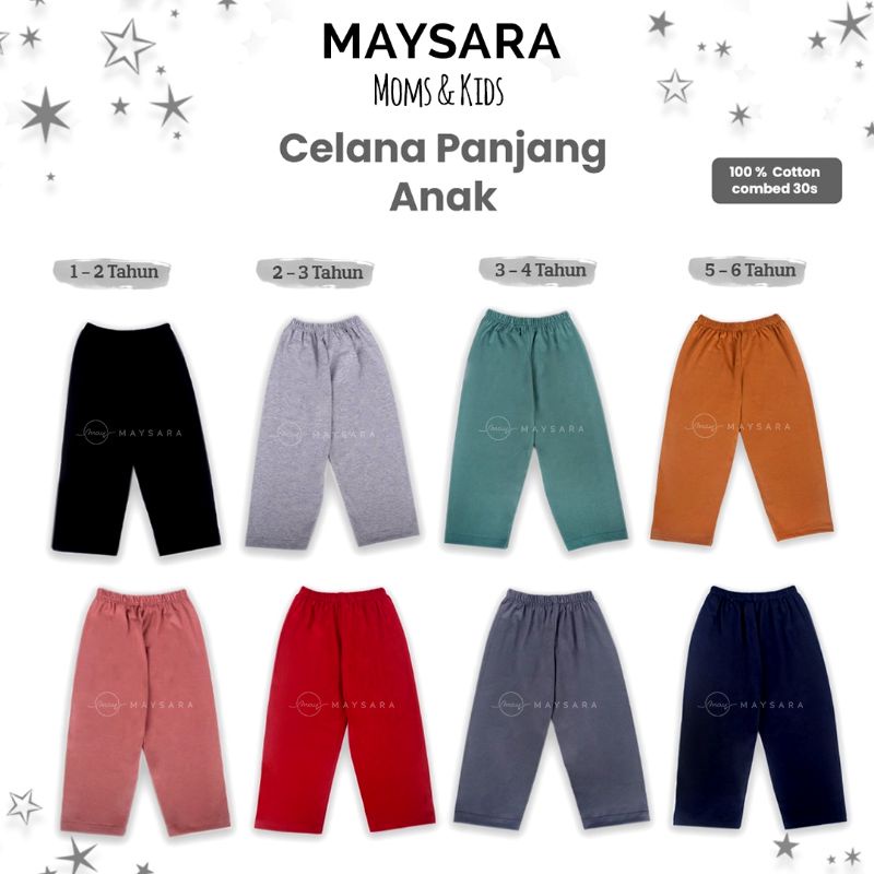 Celana Panjang Anak 1-4 tahun Tali Cotton Short Pants