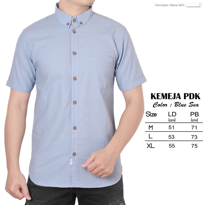 Kemeja Pria Lengan Pendek Polos Kemeja Casual kemeja Kerja Original Brand Agera