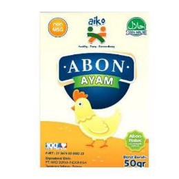 Aiko Abon Ayam / Sapi / Salmon untuk Mpasi 50 gr Halal, Non MSG