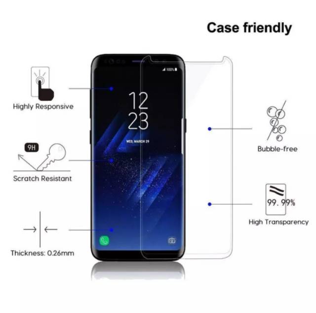 TEMPERED GLASS FULL LAYAR SAMSUNG NOTE 8