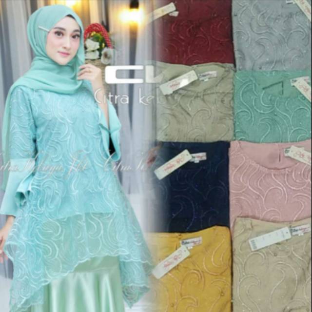 Kebaya Rinjani tulle bordir