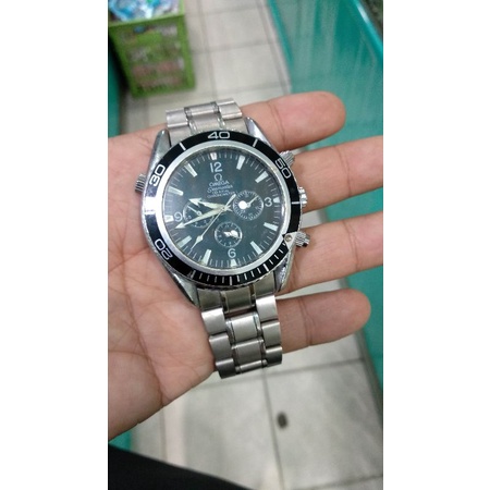 jam tangan pria jam omagaa automatic chrono aktiv