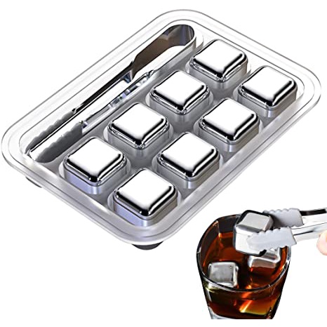 Stainless Ice Cubes isi 8pcs