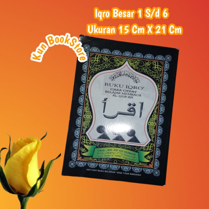 Jual Buku IQRO Bandel Besar Kertas HVS IQRO Besar Murah 1 S/D 6 Wakaf ...