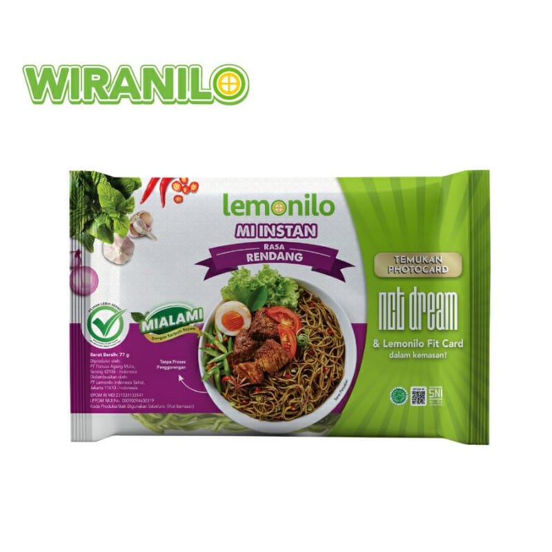 Jual Lemonilo Mie Goreng Instant Rasa Rendang Mie Instant Sehat Pcs Indonesia Shopee Indonesia