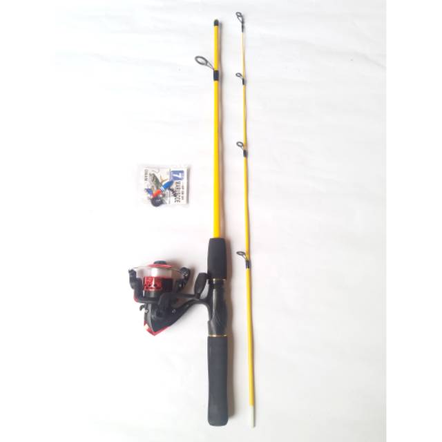 1Set Pancing reel Audrey/Costa Joran Sambung 2 panjang 120cm/135Cm