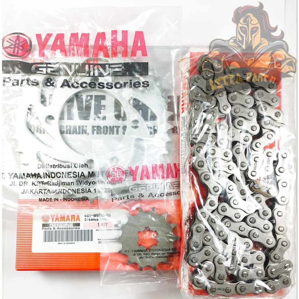 GEAR SET YAMAHA KUALITAS ASLI ORIGINAL YAMAHA presisi kokoh tidak bunyi atau berisik GEAR SET RX KING GEAR SET RXS GEAR SET RX KING NEW