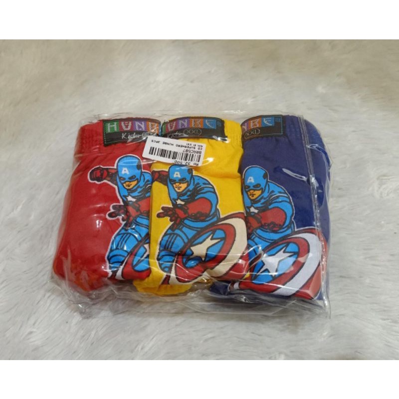 CD SUPERHERO HUNBE 3PCS SML XL XXL