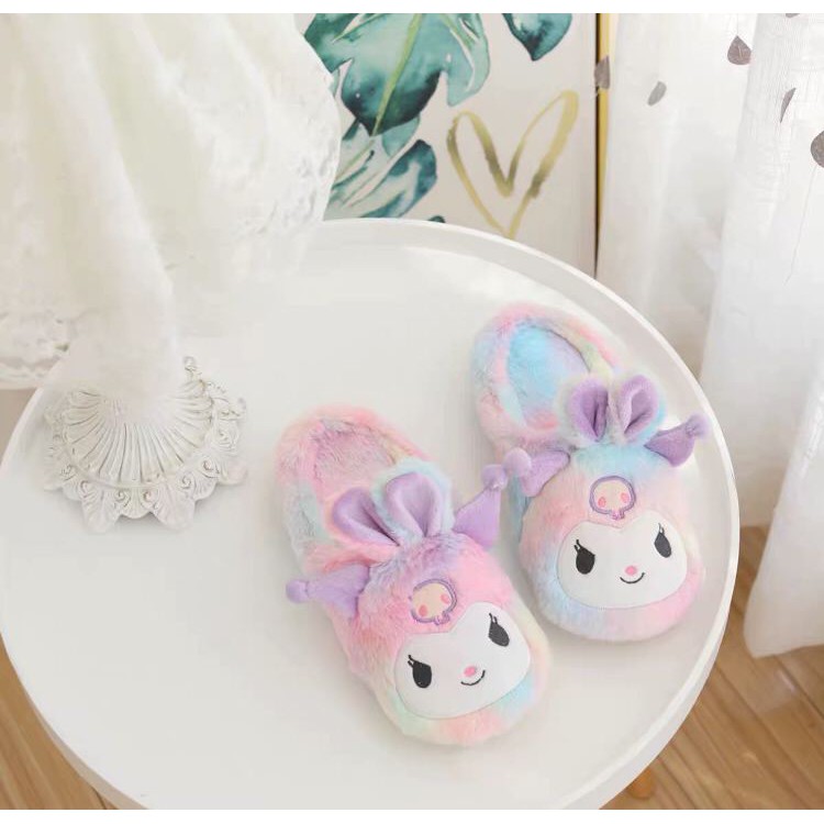 SANDAL RUMAH HELLO KITTY MELODY KUROMI CINNAMOROLL POMPOM PURIN