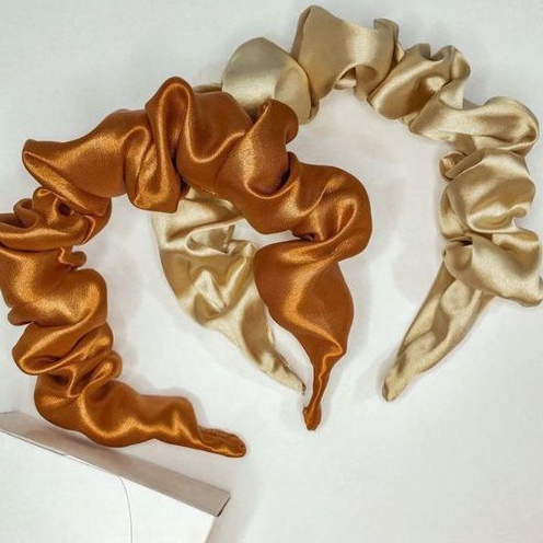 

(PROMO) BANDO0 SCRUNCHIE BAHAN SATIN JUMBO PREMIUM