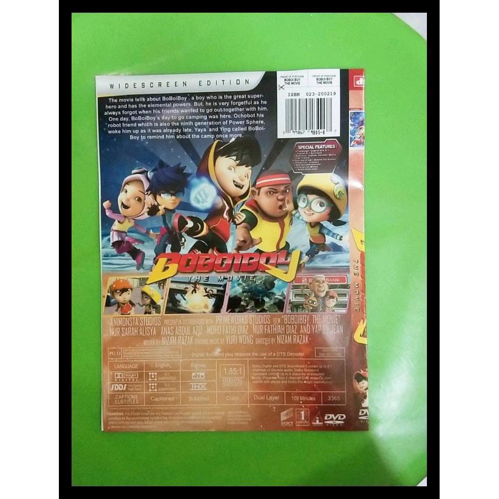 A95 Kaset Dvd Film Anak Box Office Boboiboy The Movie Ekslusif