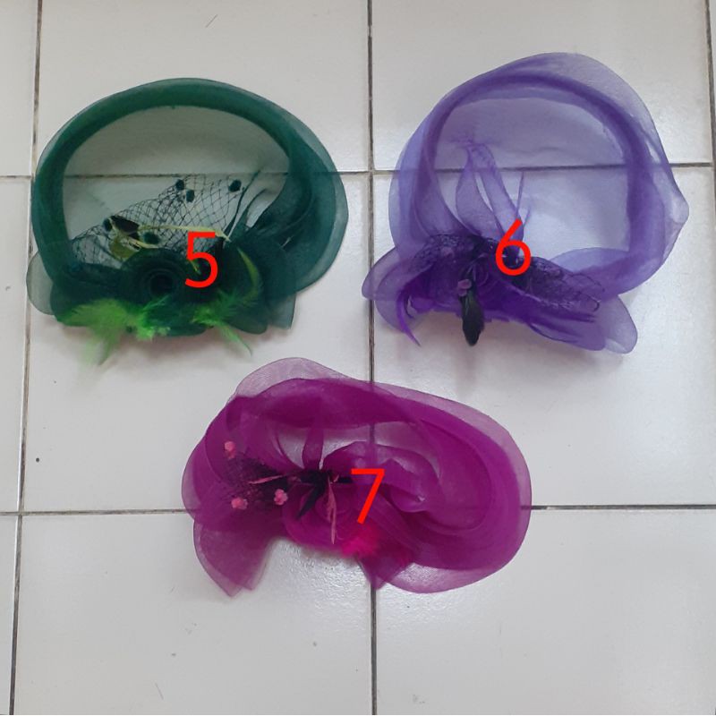 Topi Fascinator Jala Pita-Topi Fashion-Topi Fascinator Pesta