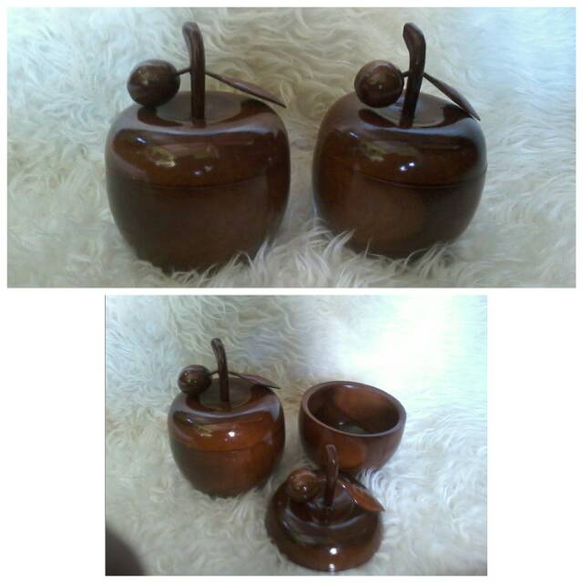 Satu set toples apel