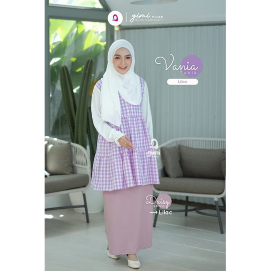 Vania tunik and daisy skirt by gimi hijab