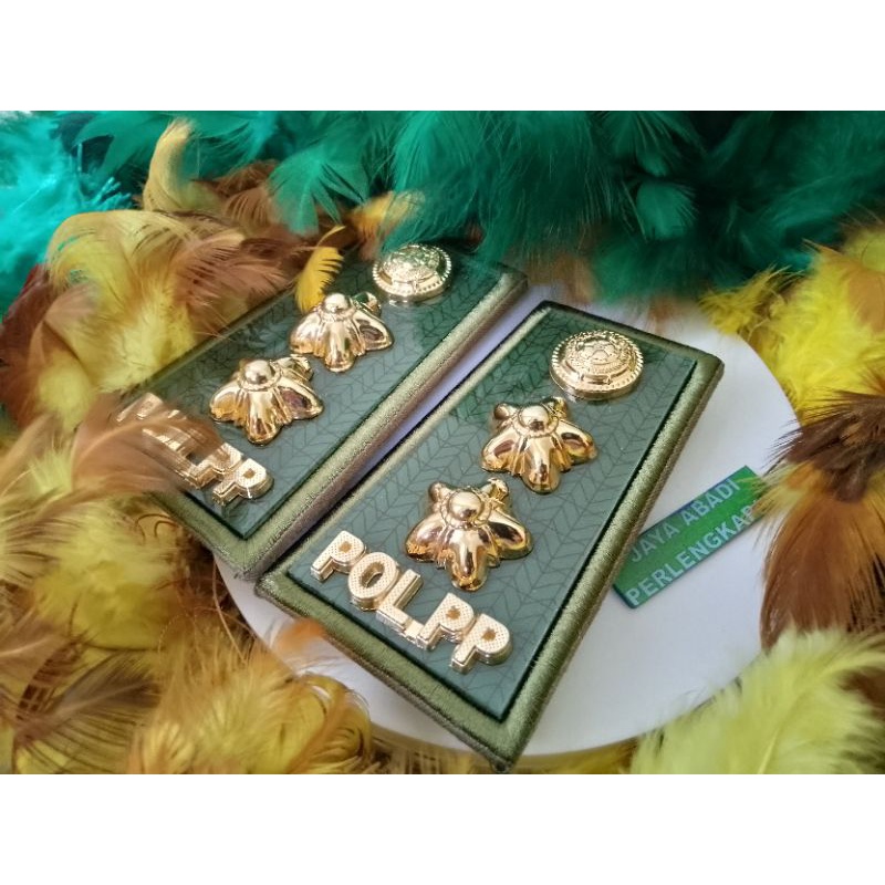 Pangkat Pdh Pol PP 4A Kain Akrilik