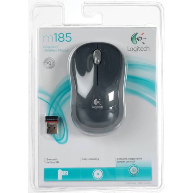 Logitech Wireless mouse M185 ORIGINAL GARANSI RESMI