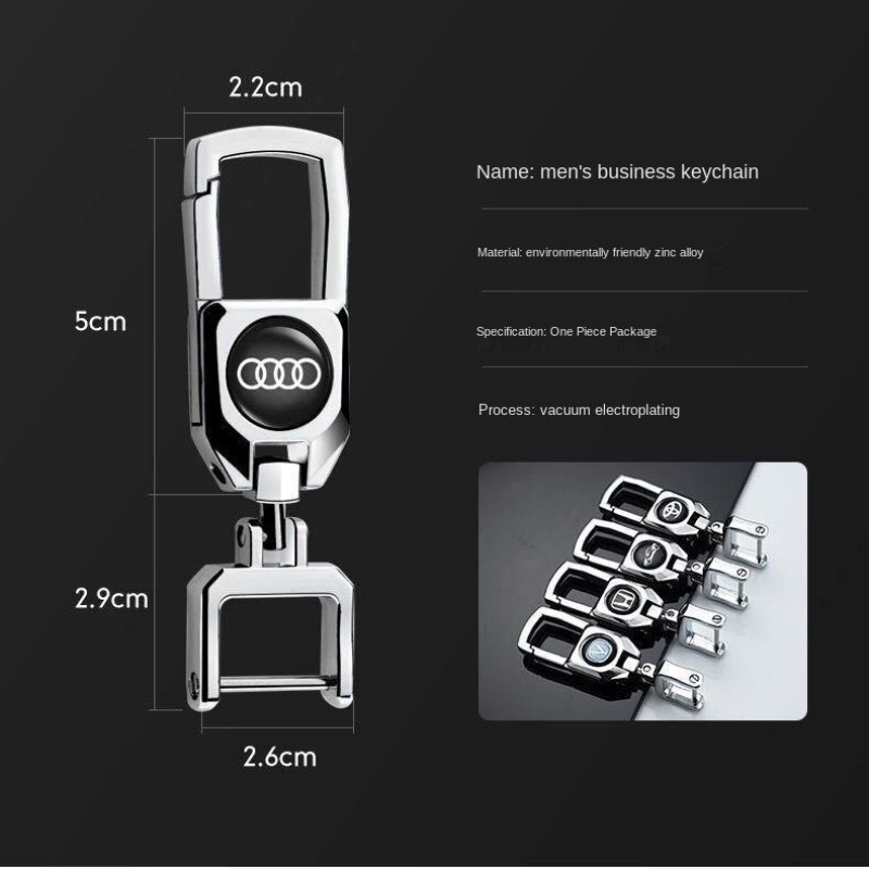 Gantungan Kunci Mobil 360derajat universal anti Hilang lock chain key ring Gantungan Kunci Istimewa Gantungan Kunci Rumah Variasi Model