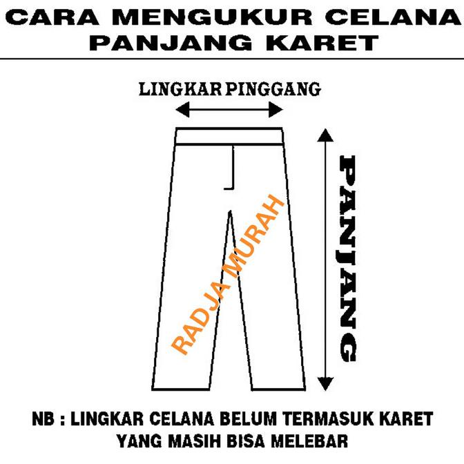 SERAGAM SEKOLAH SMP / CELANA PANJANG KARET ANAK SMP LAKI-LAKI