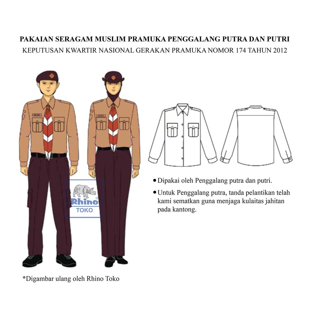 25+ Inspirasi Keren Seragam Pramuka Penggalang Putra