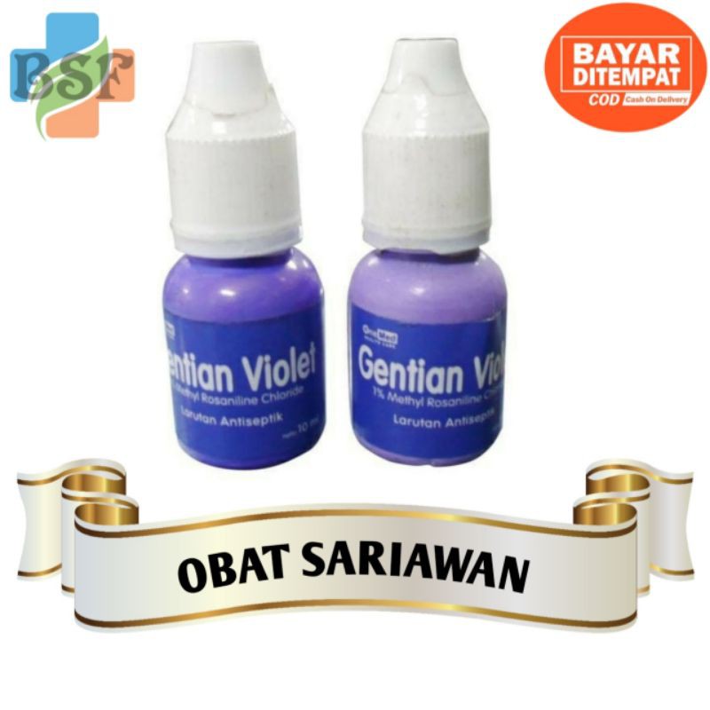 Gentian violet 1% obat sariawan