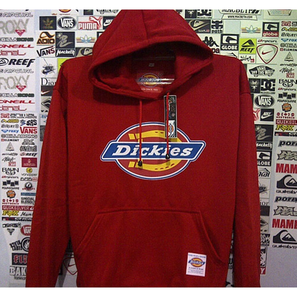 JAKET SWEATER HOODIE JUMPER MERAH DICKIES