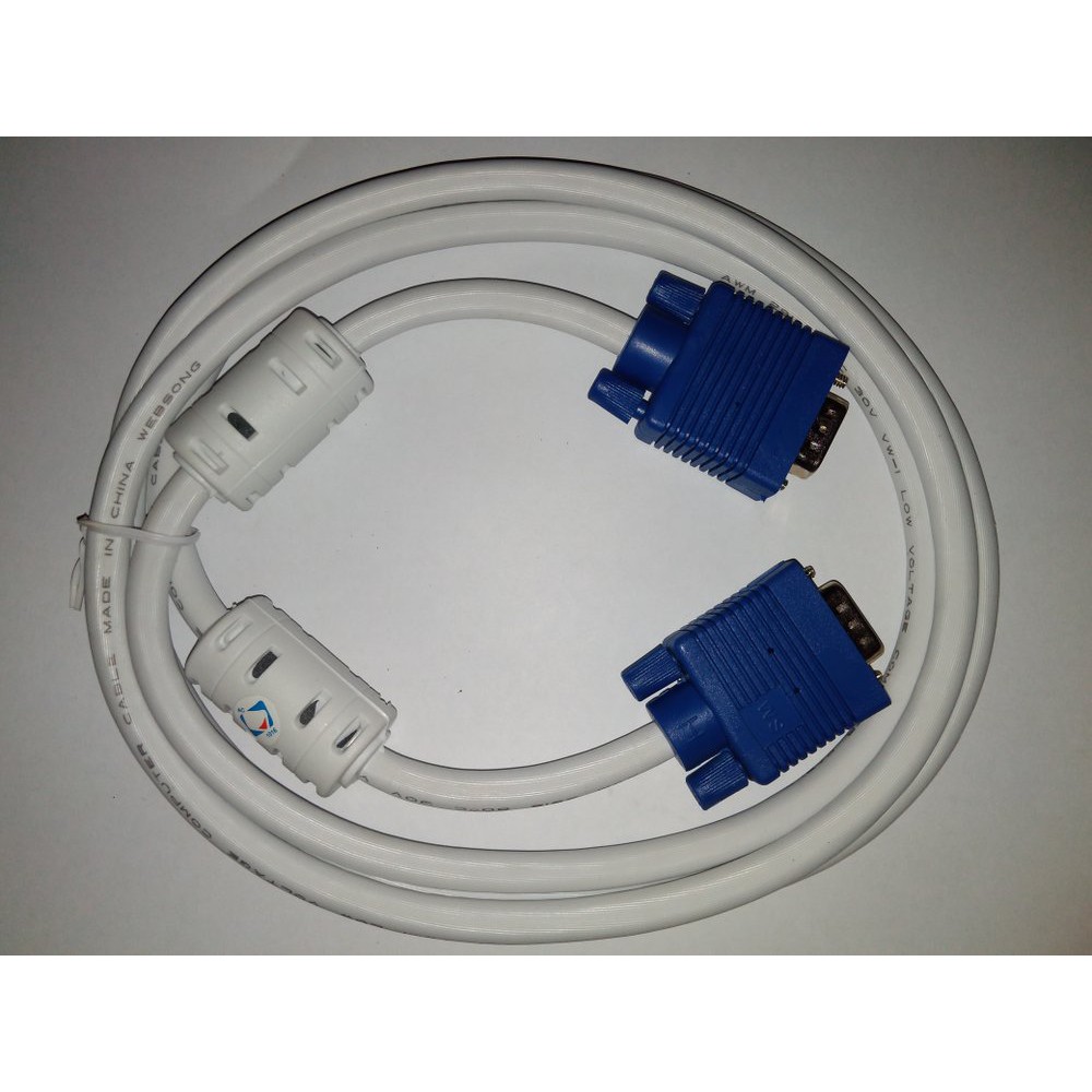 Kabel VGA 1.8m Websong untuk monitor