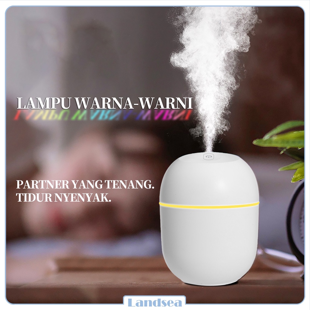 Landsea Humidifier Air 220ml Diffuser Aroma - Pelembab Udara - Terapkan ke Essential oil-3