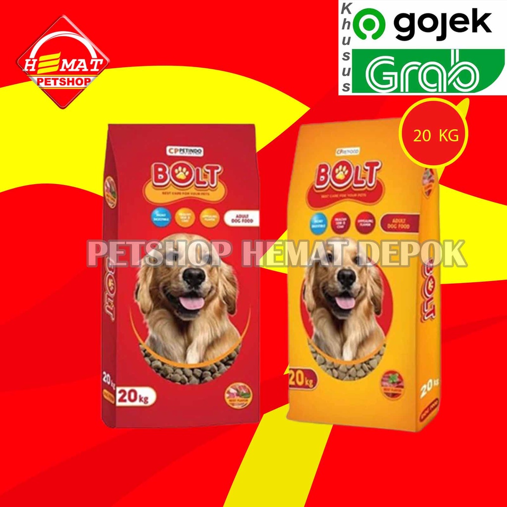 Gosend Bolt Dog Dry Food Adult 20 KG