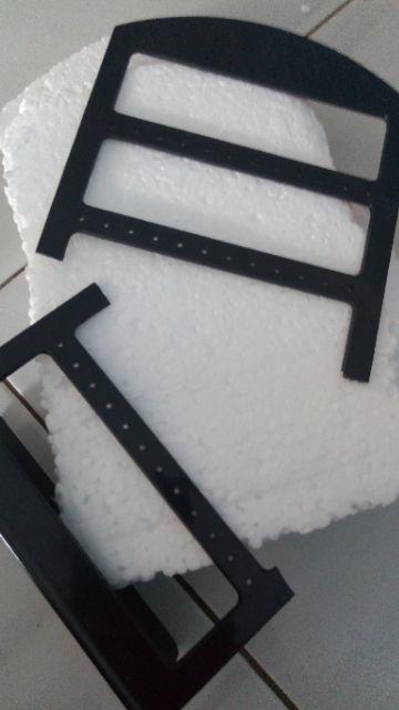 Stand Holder Display Anting Bahan Plastik Dengan 48 Lubang