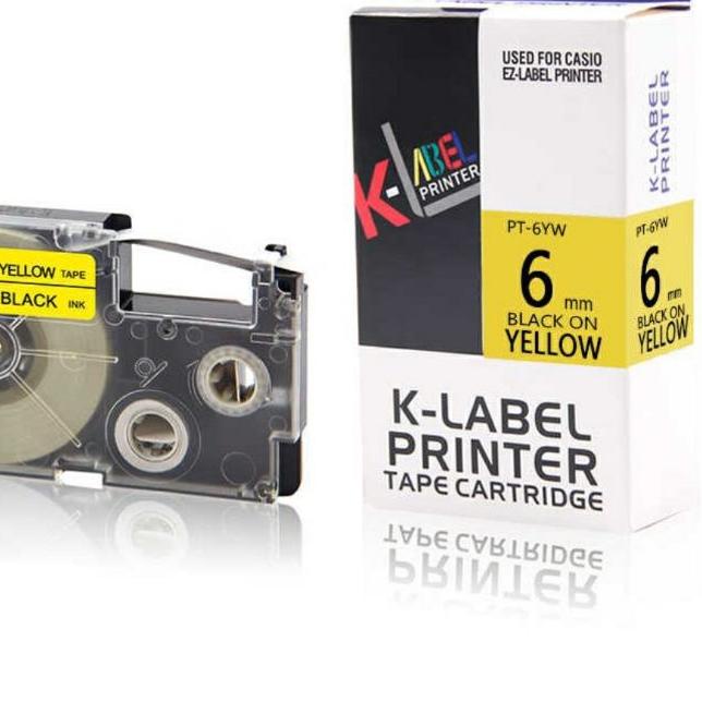 

Top⭐ Refill K LABEL Printer 6mm - use Compatible Casio EZ Label Tape 6 mm .,..,.,,,,.,
