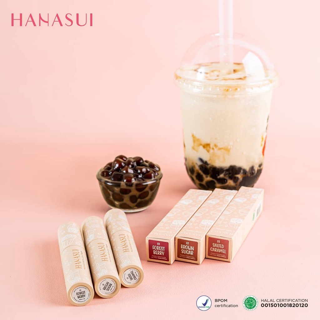 HANASUI MATCHA LIPCREAM MATCHA / BOBA EDITION MATTEDORABLE LIPCREAM BOBA EDITION MATCHA EDITION