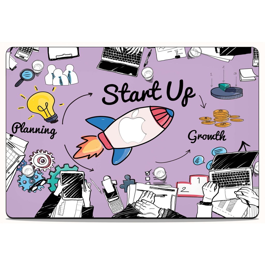 MACBOOK Case CUSTOM ROCKET STARTUP DESIGN NEW AIR PRO RETINA 11 12 13 14 15 16 INCH NON /  WITH CD ROOM / TOUCHBAR / TOUCH ID / M1 2020 2021 2022