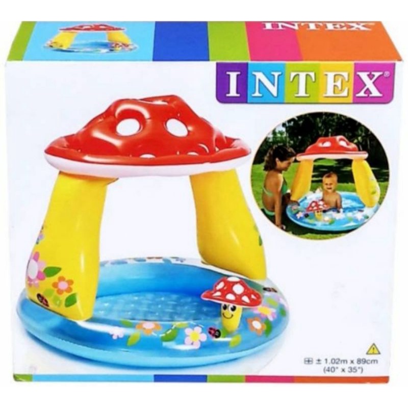 INTEX #57114NP Mushroom Baby Pool/ Kolam Renang Anak Bentuk Jamur