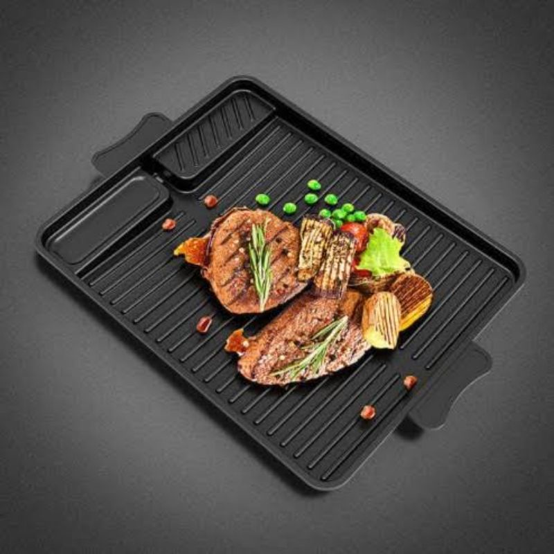 Sonifer Yakiniku Grill Pan Korean Dish Barberque Alat Pemanggang BBQ Premium