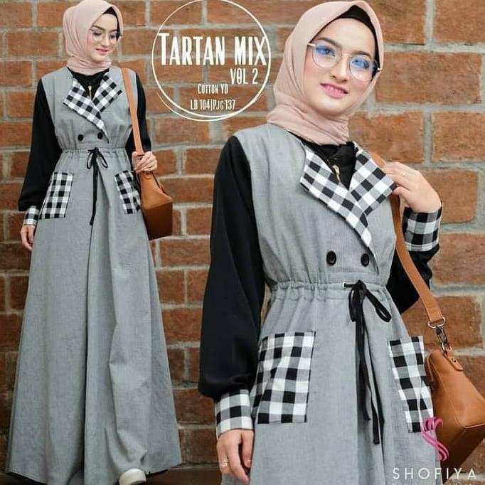 Stelan Tank Adidas Setelah Baju Olahraga Zumba Aerobic Senam Yoga Wanita 4581ZJ VOLL 2 tartan st