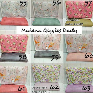 Fashion Muslim - Mukena Katun Design By Jepang Merk Giggles Daily Cantik Bagus