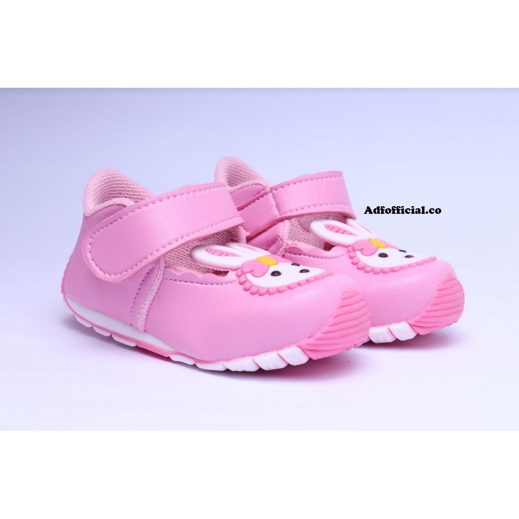 SEPATU ANAK BUNYI BAYI PEREMPUAN KELINCI USIA 1 -3 TAHUN/SEPATU BALITA MURAH[BUNYI CIT-CIT]