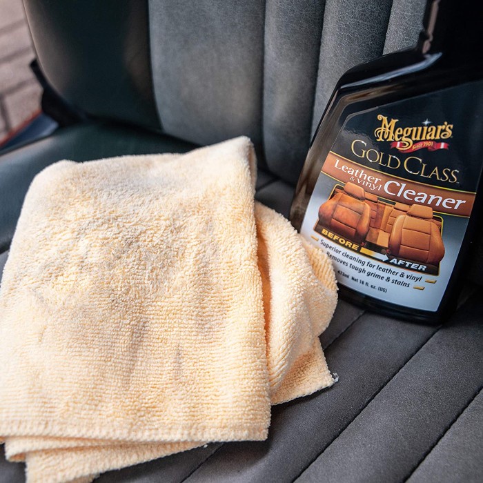 Meguiars Gold Class Leather &amp; Vinyl Cleaner 473ml ORI, Vynil Jok Kulit