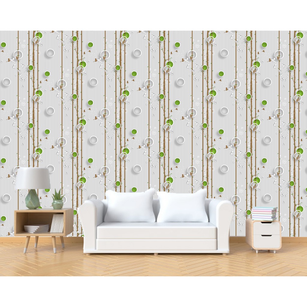 Walpaper Dinding Stiker Wallpaper Sticker Bata Garis Batik Karakter Walpaperdinding Cy1082