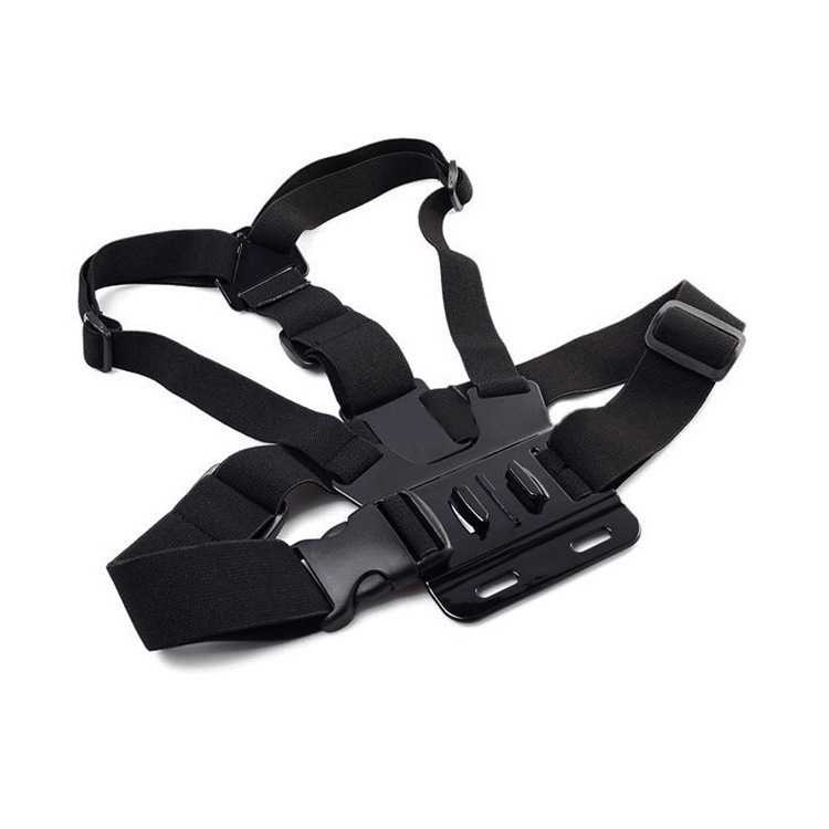 Moto Vloger Penyangga HP Chest Harness Belt Strap with Head Belt for GoPro Xiaomi GP59