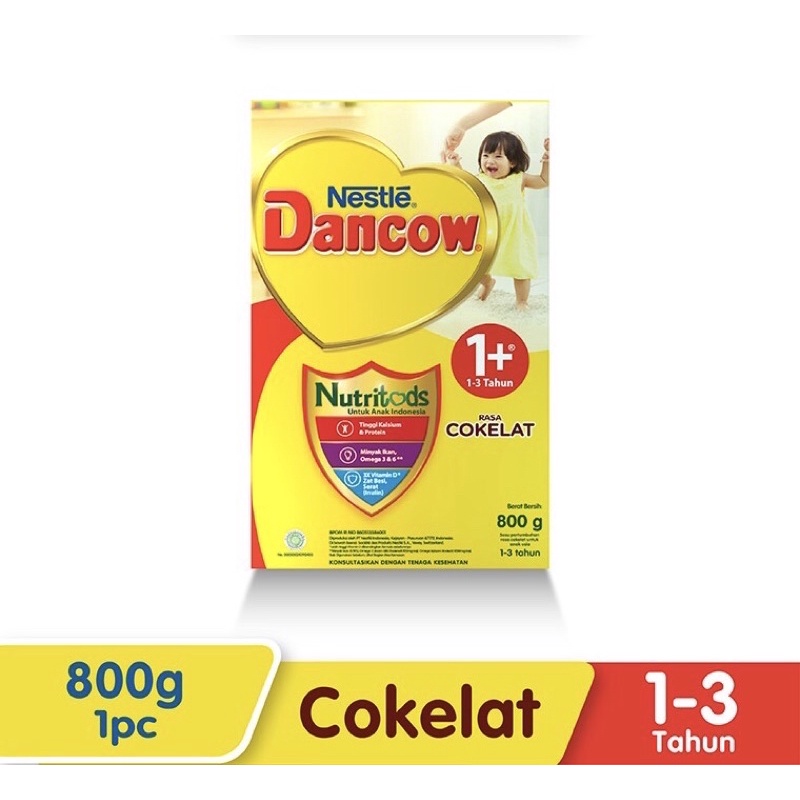 DANCOW 1+ Coklat 1-3 Tahun // Dancow 1 Plus
