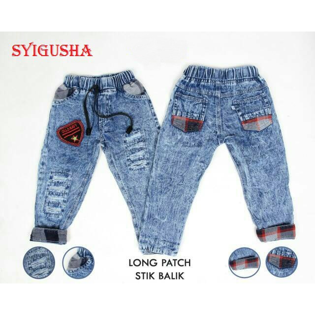 CELANA ANAK/ CELANA JEANS ANAK/ CELANA ANAK COWOK/ CELANA JEANS ANAK COWOK/ JEANS RIPPED SNOW WASH