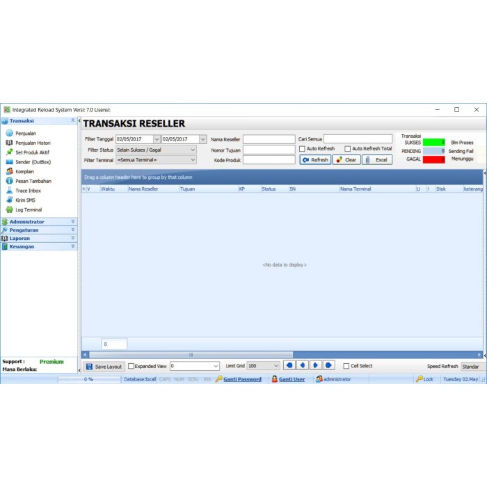 Software Server Pulsa IRS Versi Terbaru Murah Unlimited