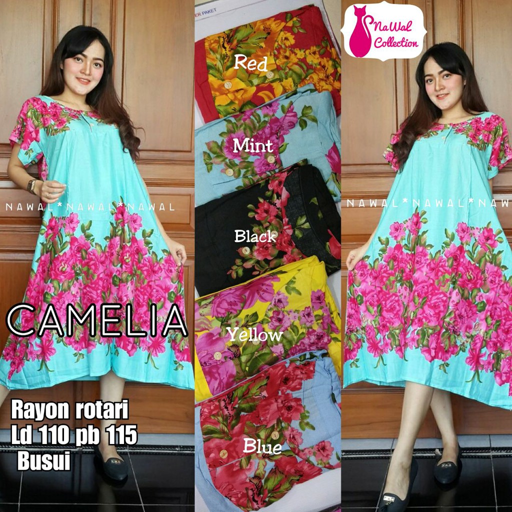termurah/baju/dress/muslim/busana/kekinian/maxy/daster camelia ori by nawal 031117