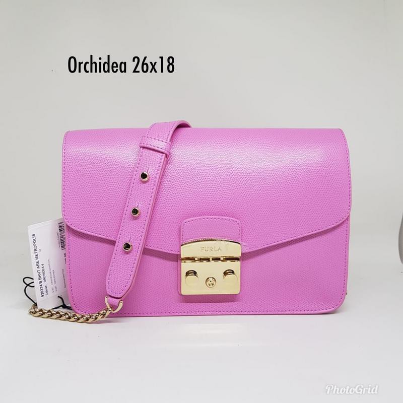 tas furla metropolis shoulder bag orchidea