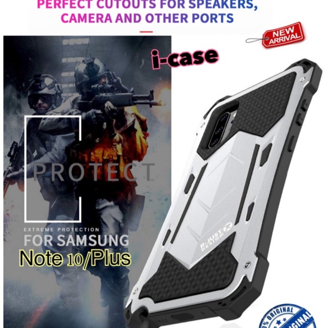 Samsung Note 10 / Plus Case R-JUST DESIGN Premium Armor Original