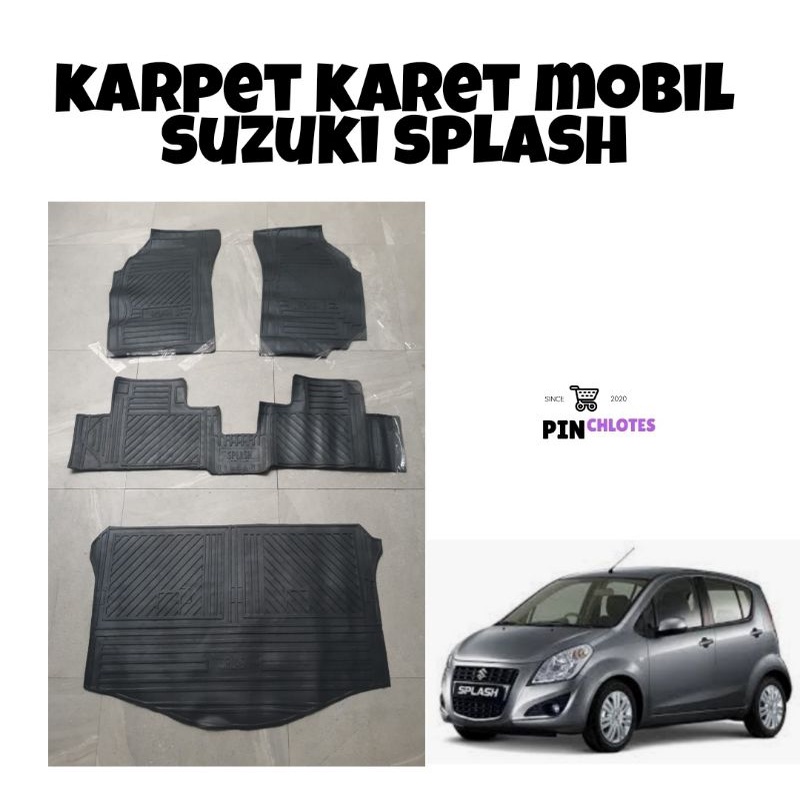 karpet karet mobil suzuki splash full set