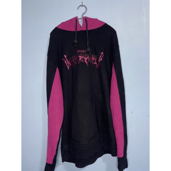HOODIE SECOND UNGLAYER BLACK PINK